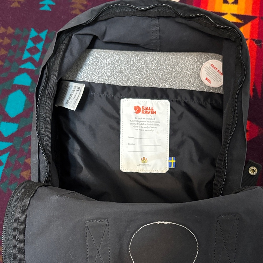 FJall Raven Kånken Black Backpack FJallraven - Picture 5 of 5